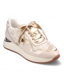 MLV Δερμάτινα Sneakers Μπεζ Amanda 20