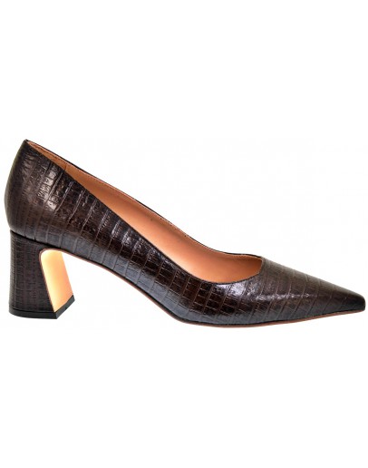 Mourtzi Δερμάτινες Γόβες Καφέ 5601