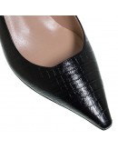 Mourtzi Δερμάτινες Γόβες Μαύρες 5601