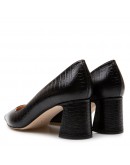 Mourtzi Δερμάτινες Γόβες Μαύρες 5601