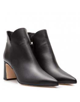 Mourtzi Δερμάτινα Μποτάκια Μαύρα 71405