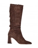 Mourtzi Δερμάτινες Μπότες Καφέ 71425