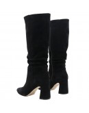 Mourtzi Δερμάτινες Μπότες Μαύρες 71425