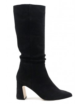 Mourtzi Δερμάτινες Μπότες Μαύρες 71425