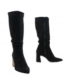 Mourtzi Δερμάτινες Μπότες Μαύρες 71425