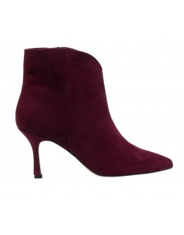 Mourtzi Δερμάτινα Μποτάκια Μπορντό 71426