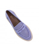 Mourtzi Loafers Δερμάτινα Λιλά  78521