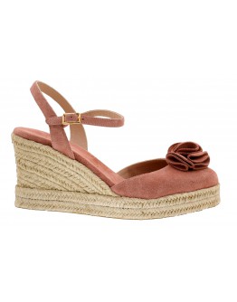 Mourtzi Δερμάτινες Εσπαντρίγιες Pink-Nude 11833