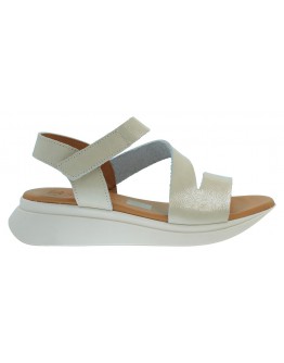 Oh My Sandals Δερμάτινες Πλατφόρμες Λευκές 5955