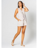 Oh My Sandals Δερμάτινες Πλατφόρμες Λευκές 5670