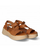 Oh My Sandals Δερμάτινες Πλατφόρμες Ταμπά 5685