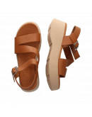 Oh My Sandals Δερμάτινες Πλατφόρμες Ταμπά 5685