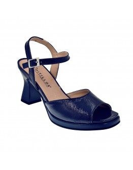 Pitillos Δερμάτινα Πέδιλα Μπλε 10544