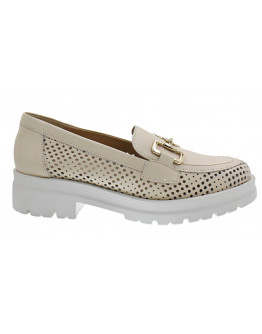 Pitillos Loafers Δερμάτινα Μπεζ 5652