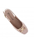 Pitillos Δερμάτινες Γόβες Sling Back Nude 5772