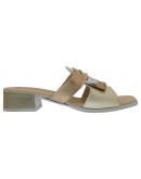 Pitillos Δερμάτινα Mule Πλατινέ 11204