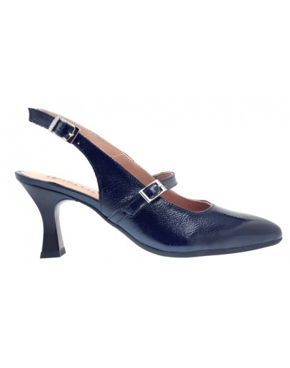 Pitillos Δερμάτινες Γόβες Slingback Μπλε 11190
