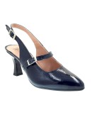 Pitillos Δερμάτινες Γόβες Slingback Μπλε 11190