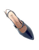 Pitillos Δερμάτινες Γόβες Slingback Μπλε 11190