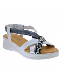 Pitillos Δερμάτινες Πλατφόρμες Ασημί 11295