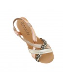 Pitillos Δερμάτινες Πλατφόρμες Χρυσές 11295