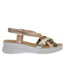 Pitillos Δερμάτινες Πλατφόρμες Χρυσές 11295