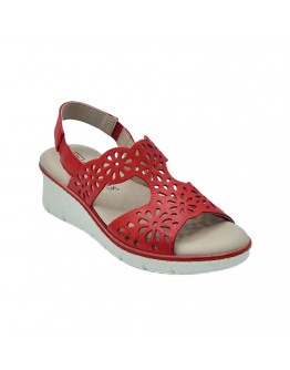 Pitillos Δερμάτινες Πλατφόρμες Κόκκινες 11012