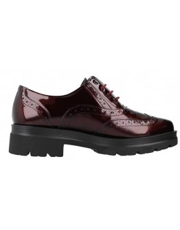 Oxford shoes δερμάτινα μπορντό Pitillos 1721