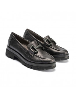 Pitillos Δερμάτινα Loafers Γκρι Μεταλλικό 0094