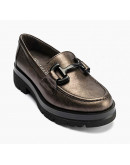 Pitillos Δερμάτινα Loafers Μπρονζέ 10094