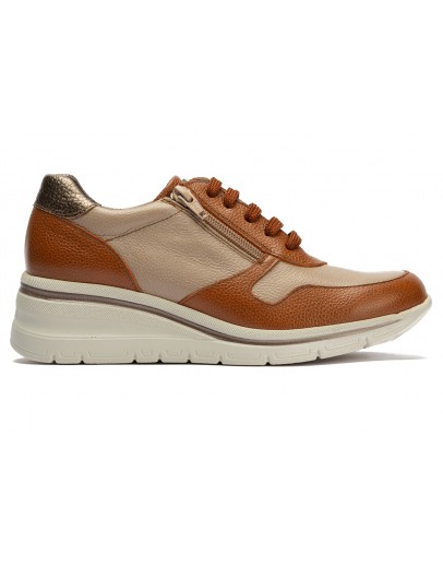 Pitillos Δερμάτινα Sneakers Καφέ-Πούρο 11611