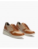 Pitillos Δερμάτινα Sneakers Καφέ-Πούρο 11611
