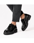 Pitillos Δερμάτινα Loafers Μαύρα 11577