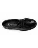 Pitillos Δερμάτινα Loafers Μαύρα 11577