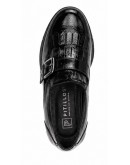 Pitillos Δερμάτινα Loafers Μαύρα 11572