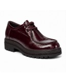 Pitillos Δερμάτινα Loafers Μπορντό 11577