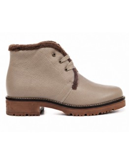 Pitillos Δερμάτινα Μποτάκια Taupe 11566