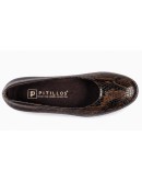 Pitillos Δερμάτινες Πλατφόρμες Καφέ 11533