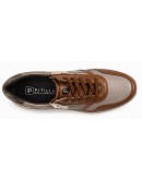 Pitillos Δερμάτινα Sneakers Καφέ-Πούρο 11611