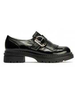Pitillos Δερμάτινα Loafers Μαύρα 10791