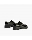 Pitillos Δερμάτινα Loafers Μαύρα 10791