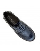 Pitillos Δερμάτινα Oxford Μπλε 10891