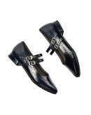 Pitillos Δερμάτινες Γόβες Μαύρες 10840