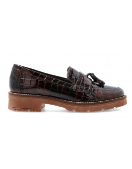 Pitillos Δερμάτινα Loafers Καφέ 10770