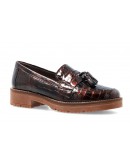 Pitillos Δερμάτινα Loafers Καφέ 10770