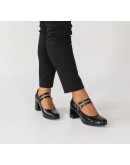 Pitillos Δερμάτινες Γόβες Μαύρες 10831