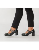 Pitillos Δερμάτινες Γόβες Μαύρες 10831