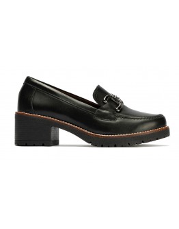 Pitillos Δερμάτινα Loafers Μαύρα 20220