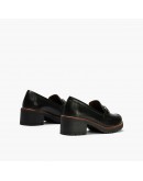 Pitillos Δερμάτινα Loafers Μαύρα 20220