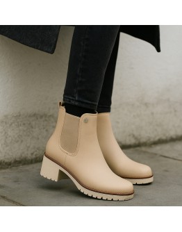 Pitillos Δερμάτινα Μποτάκια Μπεζ 20222